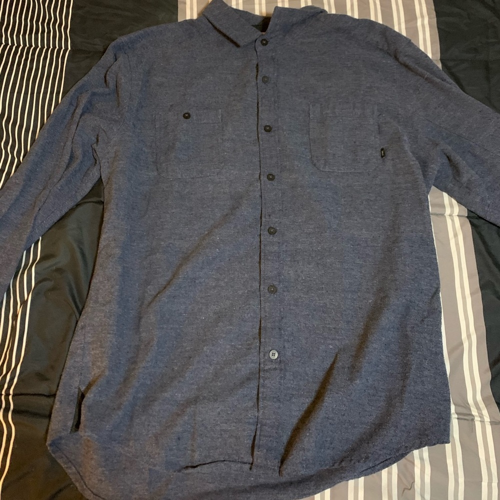 Blue Flannel Button Down